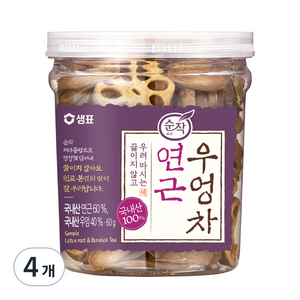 순작 연근 우엉차, 60g, 4개