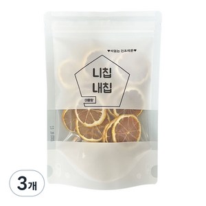 니칩내칩 씨없는 건조 레몬칩, 35g, 3개