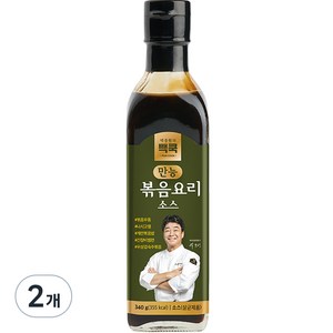 백쿡 만능 볶음요리 소스, 340g, 2개