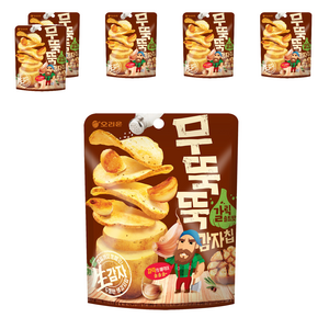 오리온 무뚝뚝감자칩 갈릭솔트맛, 106g, 6개