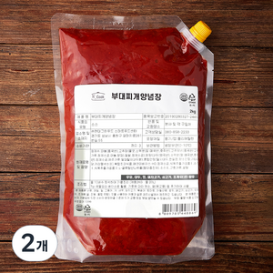 hcook 부대찌개양념장, 2kg, 2개