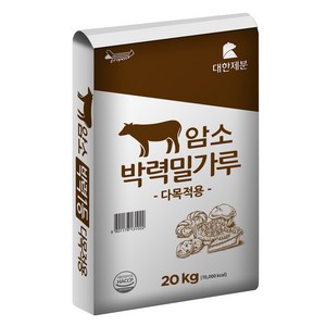 곰표 대한제분 암소 다목적용 박력밀가루, 20kg, 1개