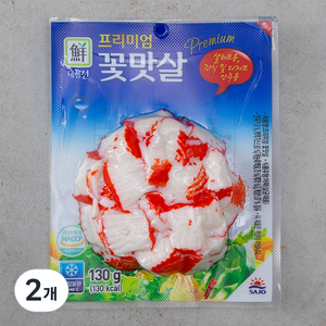 대림선 프리미엄 꽃맛살, 130g, 2개