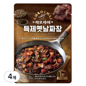 차오차이 특제옛날짜장, 180g, 4개