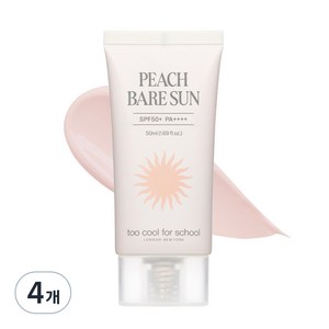 투쿨포스쿨 피치 베어 선 SPF50+ PA++++, 50ml, 4개