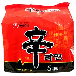 신라면 120g, 5개