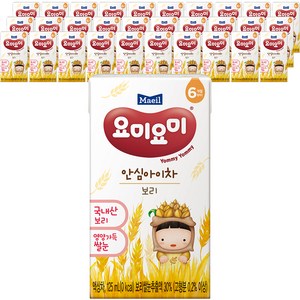 매일유업 요미요미 안심아이차 125ml, 48개, 1개입