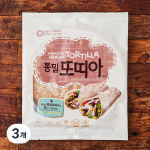 남향푸드또띠아 통밀또띠아, 225g, 3개