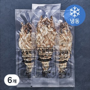 해맑은푸드 손질먹태 (냉동), 80g(중), 6개