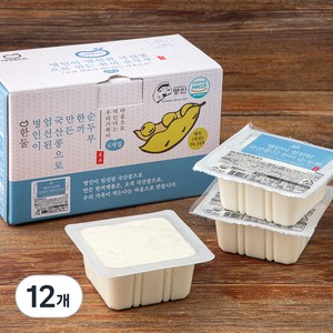 한둘 명인이 엄선된 국산콩으로 만든 한끼 순두부, 150g, 12개