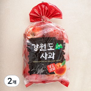 다조은 강원도 고랭지 당도선별 사과, 1.5kg(6~7입), 2봉