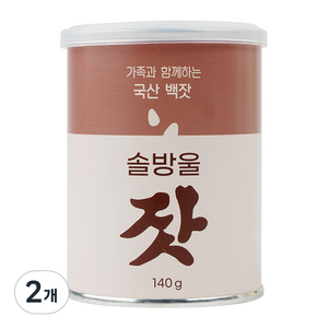 솔방울잣 캔, 140g, 2개