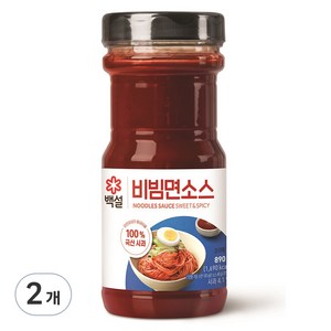 백설 비빔면소스, 2개, 890g