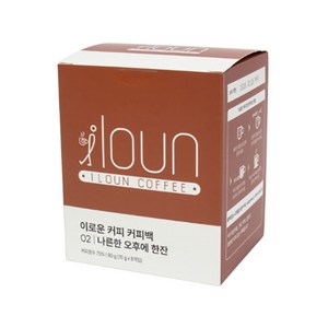 이로운 티백 커피 02 나른한 오후에 한잔 80g, 1개, 8개입