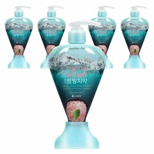 히말라야핑크솔트 담은 펌핑치약 아이스카밍민트, 285g, 5개