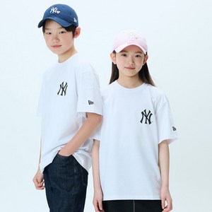 뉴에라 아동용 MLB 베이직 로고 반팔 티셔츠 14721873