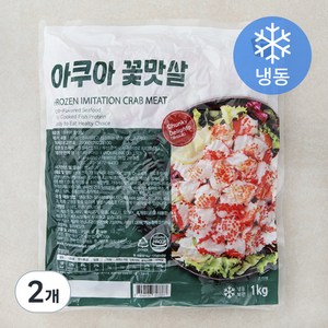 펀쿡 아쿠아 꽃맛살 (냉동), 1kg, 2개