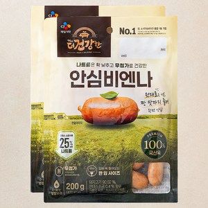 더건강한 안심비엔나, 200g, 2개