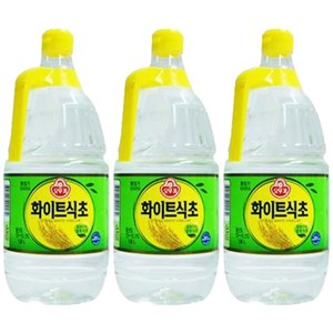 오뚜기 화이트식초, 1.8L, 3개