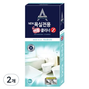 아스토니쉬 뉴 욕실 전용 버블 클리너 Z, 750ml, 2개