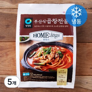 청정원 호밍스 부산식 곱창전골 (냉동), 760g, 5개