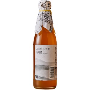 향유 고소한 참바른 들기름, 350ml, 1개