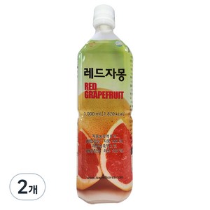 스위트코리아 레드자몽 액상, 1L, 2개