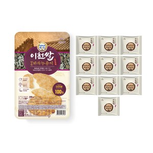 임금님표이천 이천쌀 바삭누룽지 오리지널, 20g, 10개