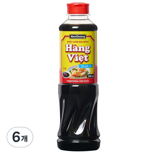 남즈엉 한비엣 간장소스, 500ml, 6개