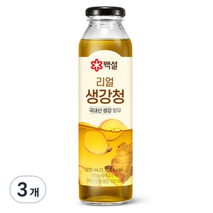 백설 리얼 생강청, 310ml, 3개