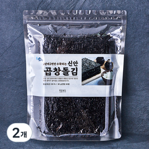 예맛 신안 곱창 돌김 30매, 2개, 90g