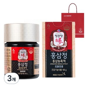 정관장 홍삼정, 100g, 3개