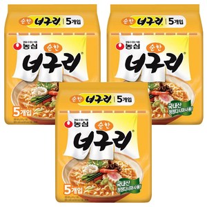 농심 너구리 순한맛, 15개