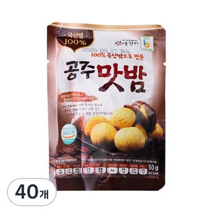 고맛나루 공주맛밤, 50g, 40개