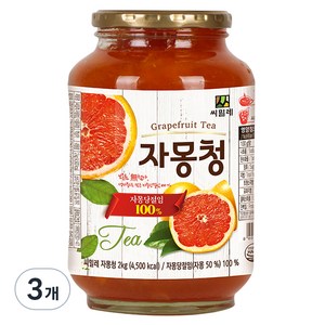 씨밀레 자몽청, 2000g, 1개입, 3개