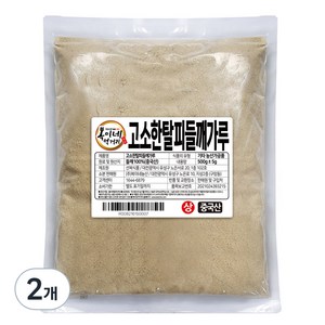 복이네먹거리 고소한 탈피 들깨가루, 500g, 2개