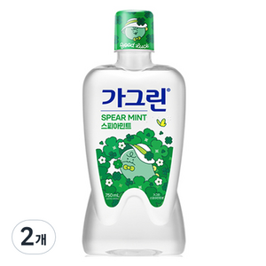 가그린 죠르디 에디션 스피아민트 구강청결제, 750ml, 2개