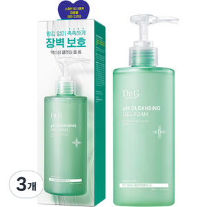 닥터지 약산성 클렌징 젤 폼, 300ml, 3개