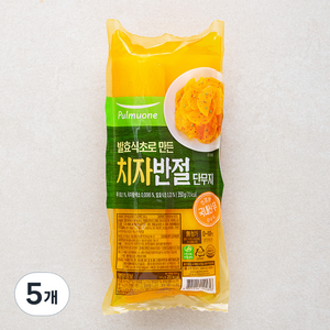 풀무원 치자반절단무지, 350g, 5개