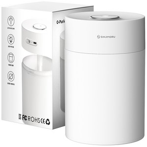 신지모루 오퓨리엠 테이블 미스트 USB 무드등 미니 가습기 600ml