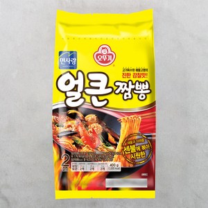 오뚜기 면사랑 얼큰 짬뽕 2인분, 400g, 1개