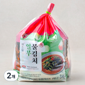 예소담 특 열무 물김치, 3kg, 2개