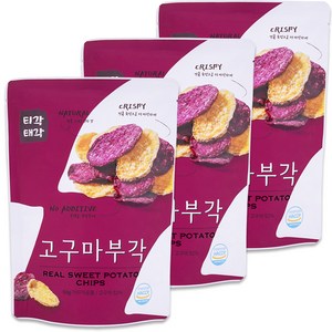 속초 티각태각 고구마부각 랜덤발송, 60g, 3개