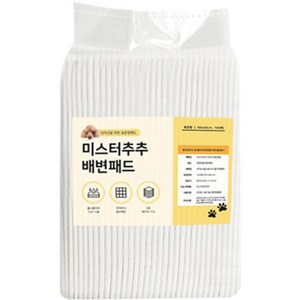 미스터추추 강아지 배변패드 18g, 100개입, 1개