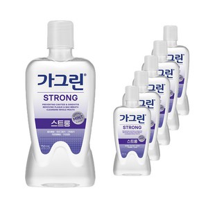 가그린 스트롱 구강청결제, 750ml, 6개