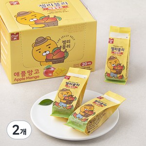 쉐프엠 젤리블리 애플망고 20p, 1.2kg, 2개