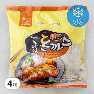 한맥 프라임 치즈 돈까스 5개입 (냉동), 1kg, 4개