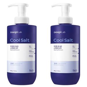 닥터지 두피랩 쿨 솔트 스케일링 샴푸, 500g, 2개