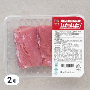 목우촌 프로포크한돈 안심 장조림용 (냉장), 500g, 2개