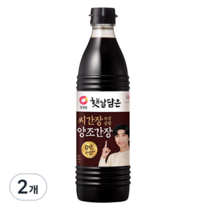 햇살담은 씨간장 숙성공법 양조간장, 840ml, 2개